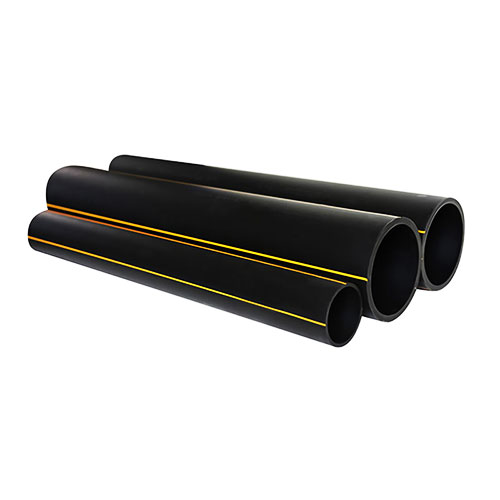 HDPE Gas Pipe Polyethylene pipe with yellow stripe for oil and gas Pe100 Pe80 pipe