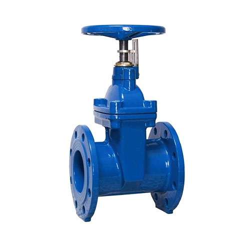 Valve-DN100 Water Rubber Soft Seal Ductile Iron Flanged Ends Gate Valve