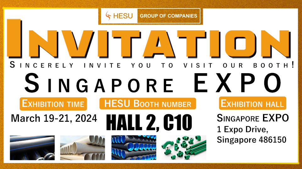 Notice on Zhongtong HDPE Pipe’s participation in the Singapore Expo
